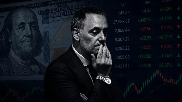 Gráfico de cotización de stablecoins y dólar blue en pantalla de trading