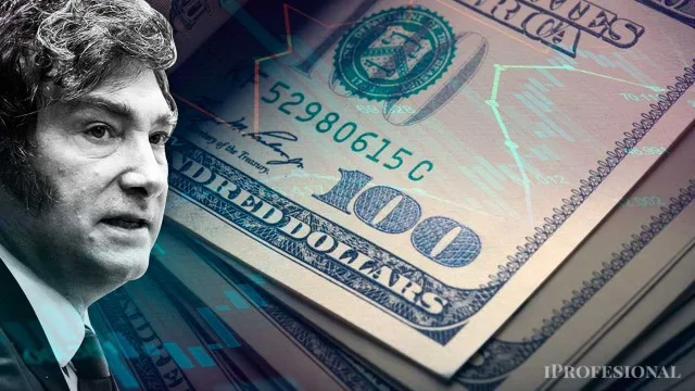 Economista en Wall Street analizando gráficos de dólar y tipo de cambio en pantalla