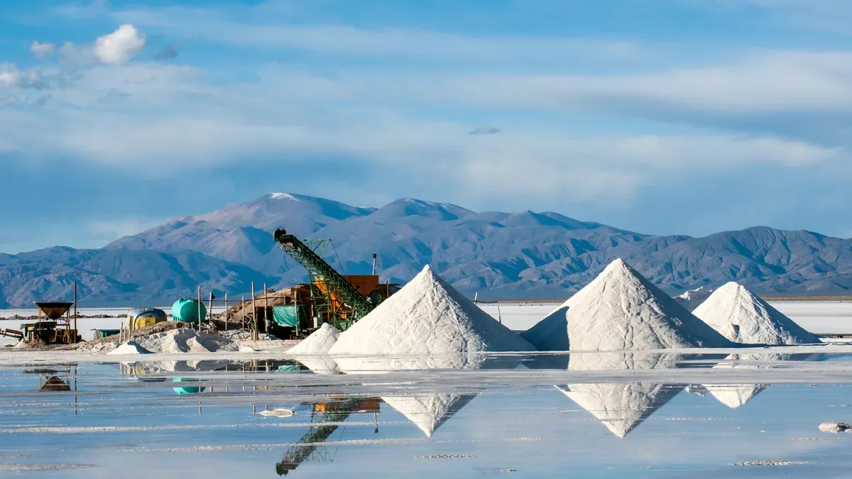Instalación de detectores de muones cósmicos en un sitio de exploración minera en la Argentina