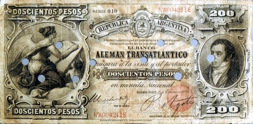 Billete de pesos argentinos, mercado cambiario