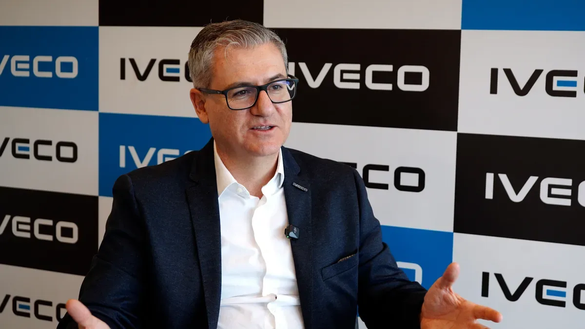 Marcio Querichelli, presidente de Iveco para América Latina, en evento industrial
