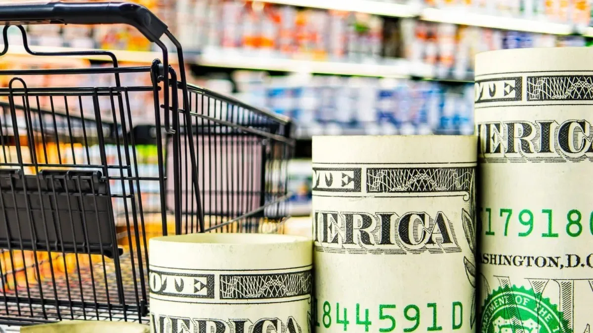 Gráfico comparativo de inflación en dólares de Argentina versus América Latina desde diciembre 2023