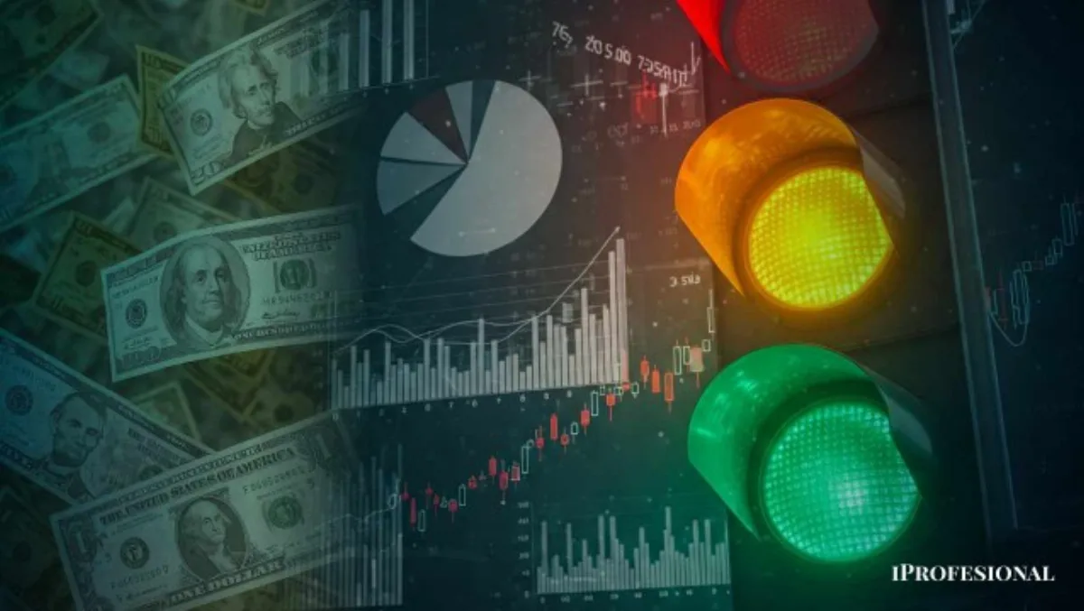 Gráfico de perfiles de riesgo con carteras de inversión diversificadas en bonos y acciones argentinas